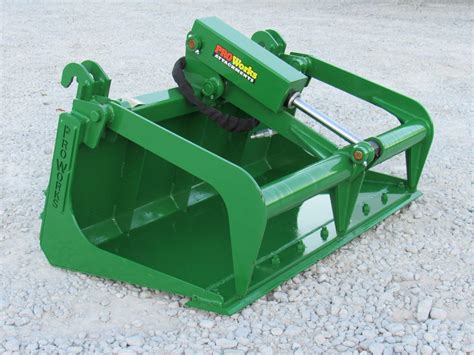 john deere skid steer utility buckets|john deere tractor bucket attachments.